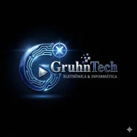 Logo GruhnTech Eletrônica & Informática